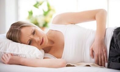 Symptoms of the presence of pests in the gut